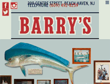 Tablet Screenshot of barrysdomeaflavor.com